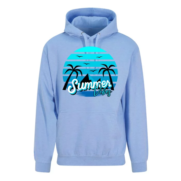 Summer Vibes Tropical Beach Vacation Unisex Surf Hoodie