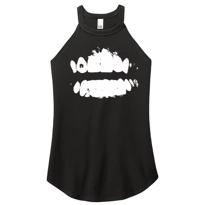 Strawberrypark Vintage Tooth New Women’s Perfect Tri Rocker Tank