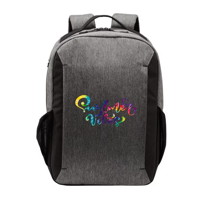 Summer Vibes Tie Dye Colorful Vector Backpack