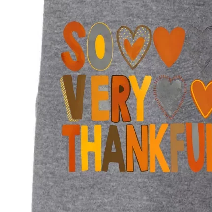 So Very Thankful Autumn Vibes Doggie 3-End Fleece Hoodie