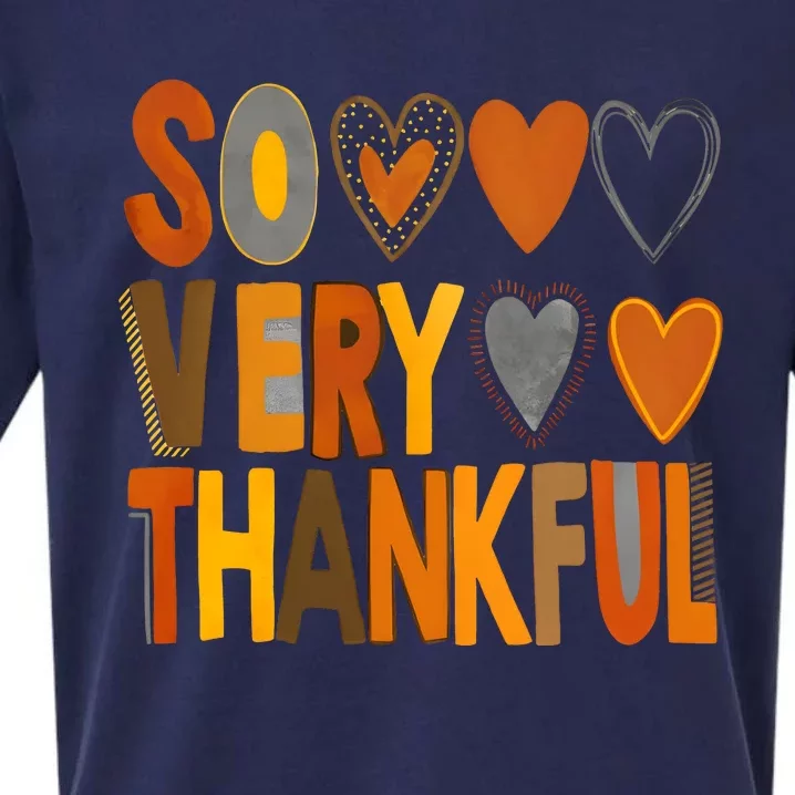 So Very Thankful Autumn Vibes Sueded Cloud Jersey T-Shirt