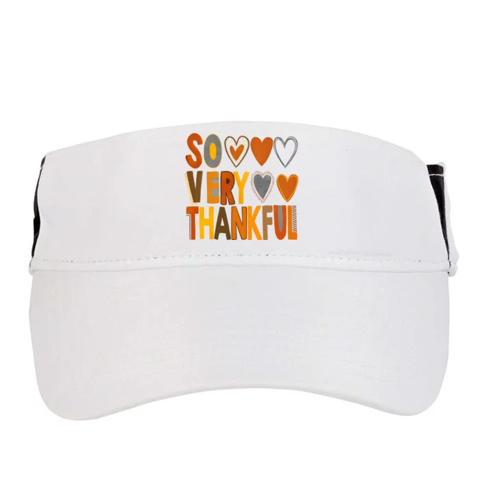 So Very Thankful Autumn Vibes Adult Drive Performance Visor