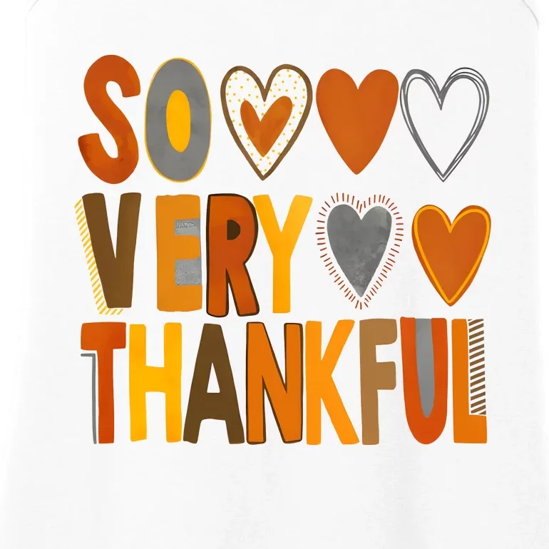 So Very Thankful Autumn Vibes Ladies Essential Tank