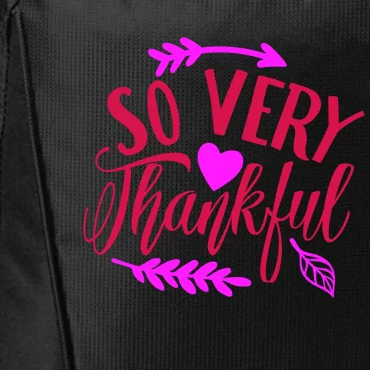 So Very Thankful Gift City Backpack