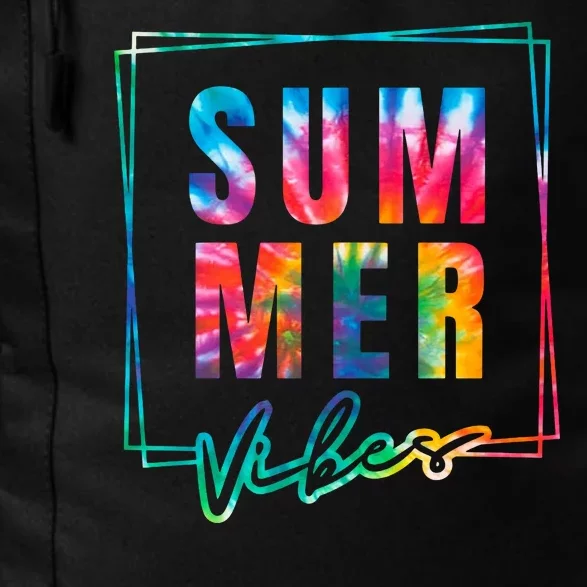 Summer Vibes Tie Dye Summer Vacation Daily Commute Backpack