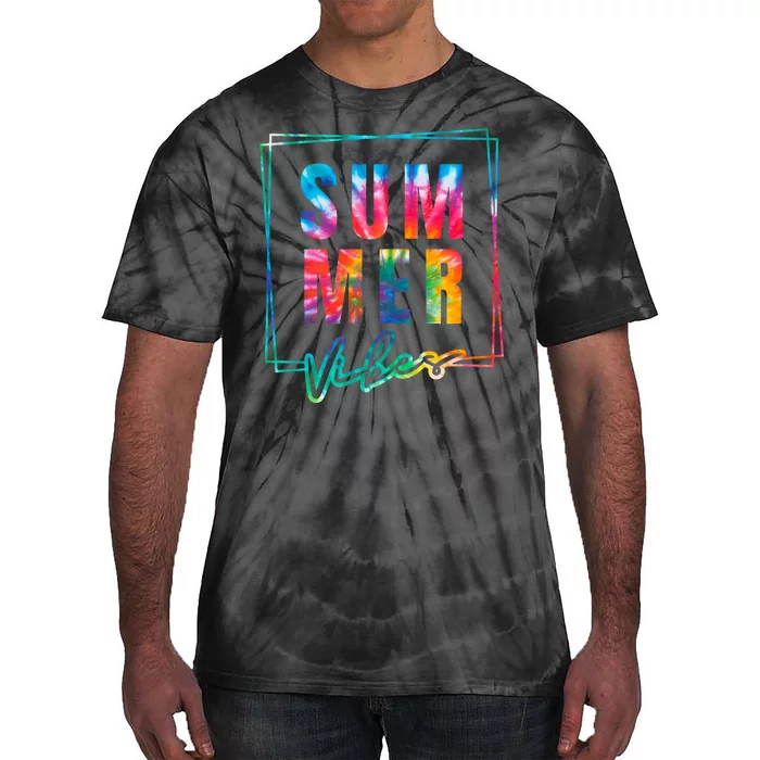 Summer Vibes Tie Dye Summer Vacation Tie-Dye T-Shirt