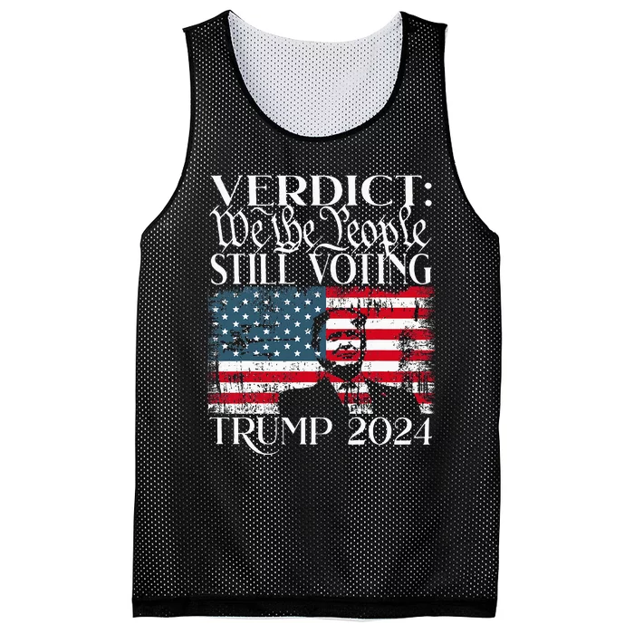 Still Voting Trump 2024 Verdict We The People Trump Felon Mesh Reversible Basketball Jersey Tank