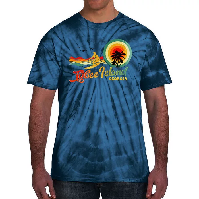 Summer Vacation Tybee Island Georgia Beach Tie-Dye T-Shirt