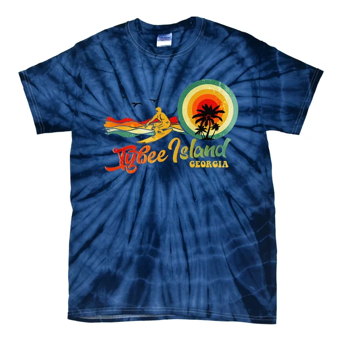 Summer Vacation Tybee Island Georgia Beach Tie-Dye T-Shirt