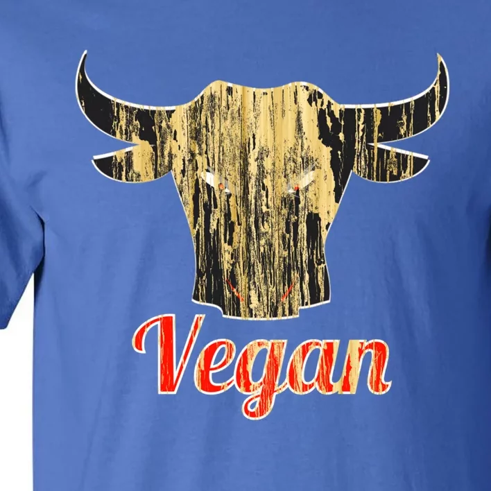 Strong Vegan Vegetarian Grass Eating Bull Great Gift Tall T-Shirt