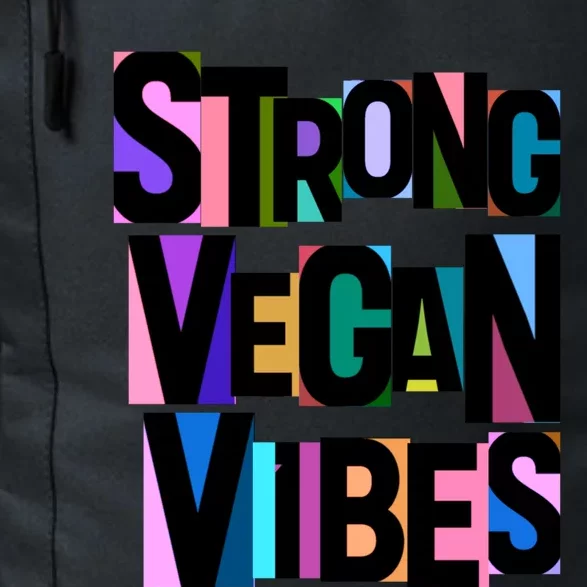 Strong Vegan Vibes Love Animals Veganism Cute Gift Daily Commute Backpack