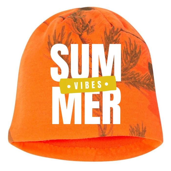 Summer Vibes Vacation Kati - Camo Knit Beanie