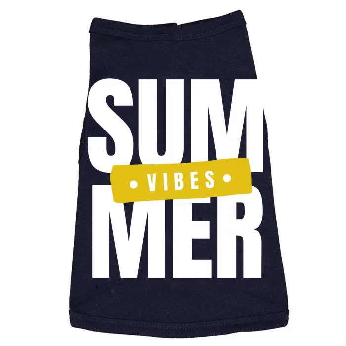 Summer Vibes Vacation Doggie Tank