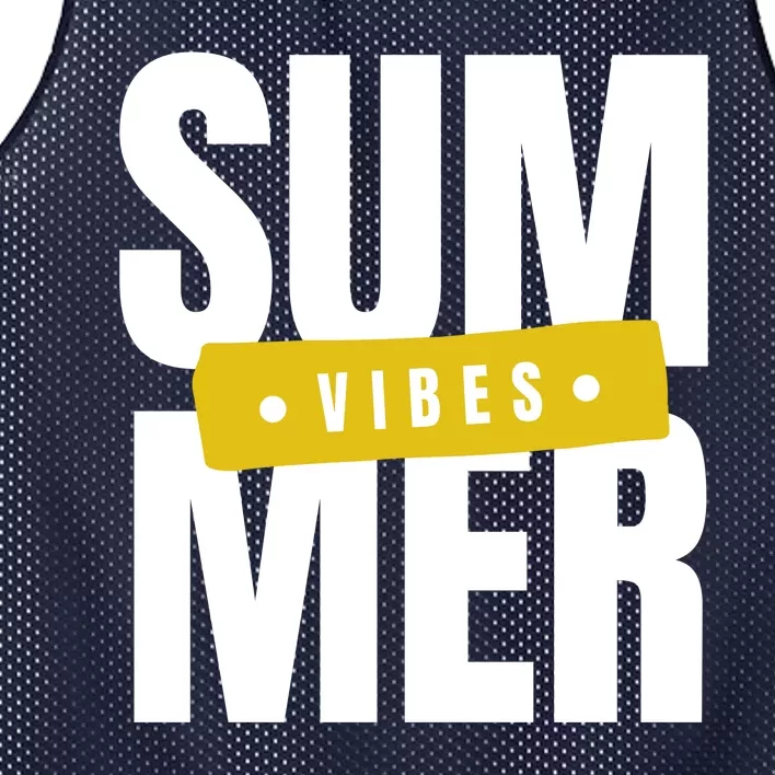 Summer Vibes Vacation Mesh Reversible Basketball Jersey Tank