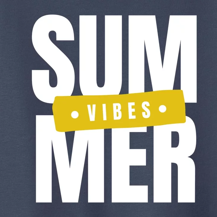 Summer Vibes Vacation Toddler T-Shirt