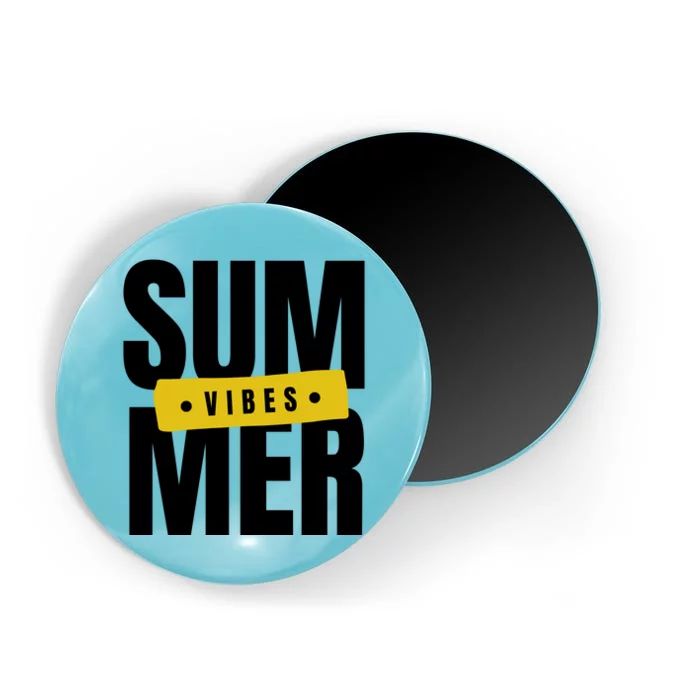 Summer Vibes Vacation Magnet