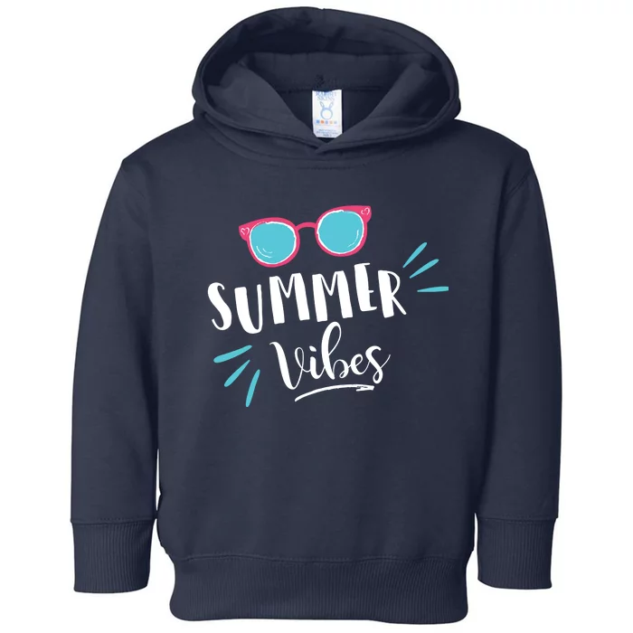 Summer Vibes Vacation Fun Toddler Hoodie