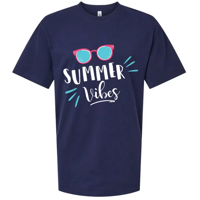 Summer Vibes Vacation Fun Sueded Cloud Jersey T-Shirt