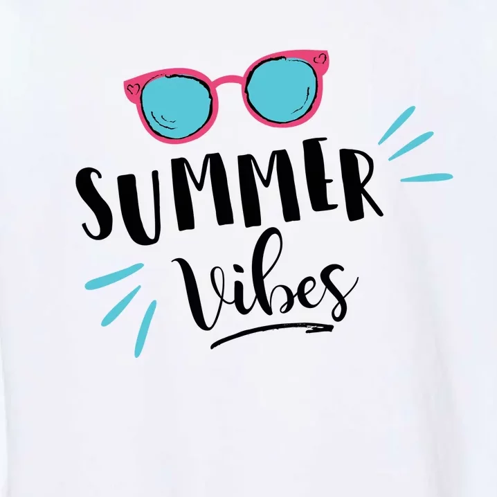 Summer Vibes Vacation Fun Garment-Dyed Sweatshirt