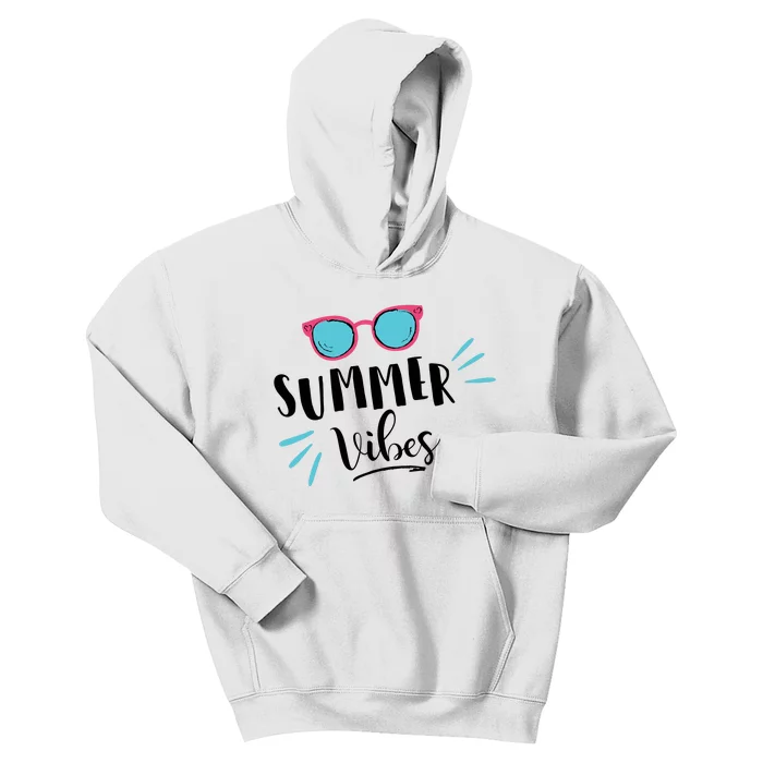 Summer Vibes Vacation Fun Kids Hoodie