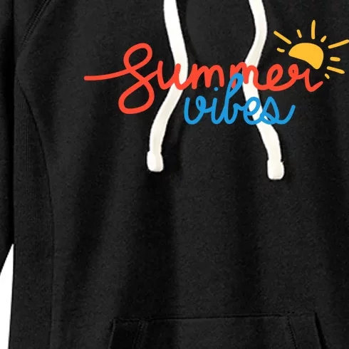 Summer Vibes Vacation Fun Women's Fleece Hoodie