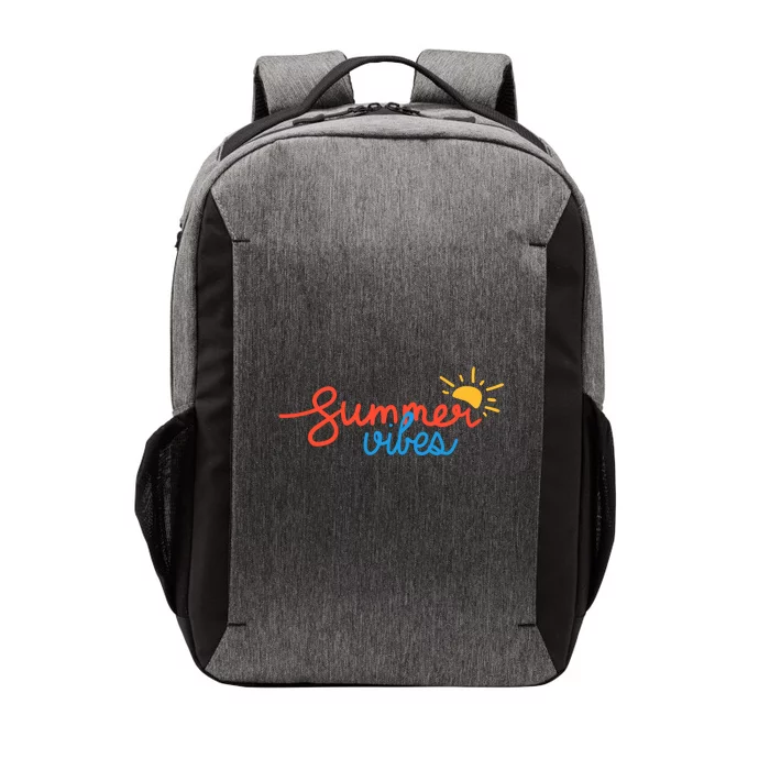 Summer Vibes Vacation Fun Vector Backpack