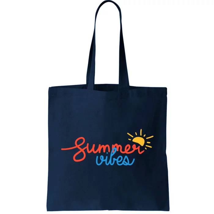 Summer Vibes Vacation Fun Tote Bag