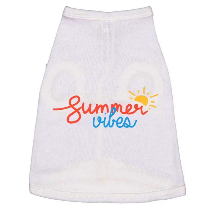 Summer Vibes Vacation Fun Doggie Tank