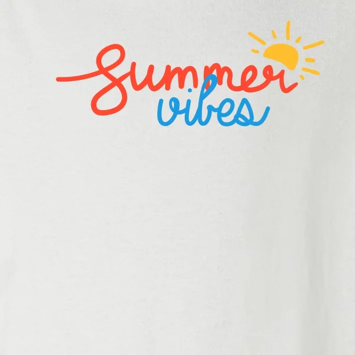 Summer Vibes Vacation Fun Toddler Long Sleeve Shirt