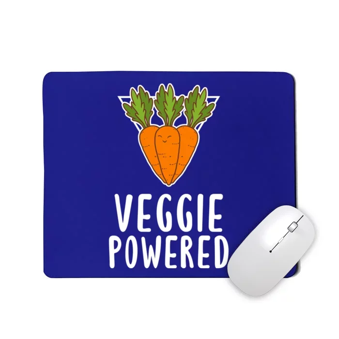 Sarcastic Vegan Veggie Powered Food Vegetarian Lover Gift Mousepad