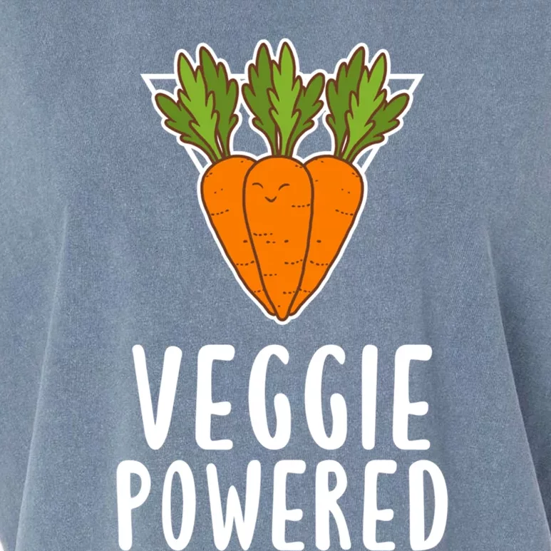 Sarcastic Vegan Veggie Powered Food Vegetarian Lover Gift Garment-Dyed Women's Muscle Tee