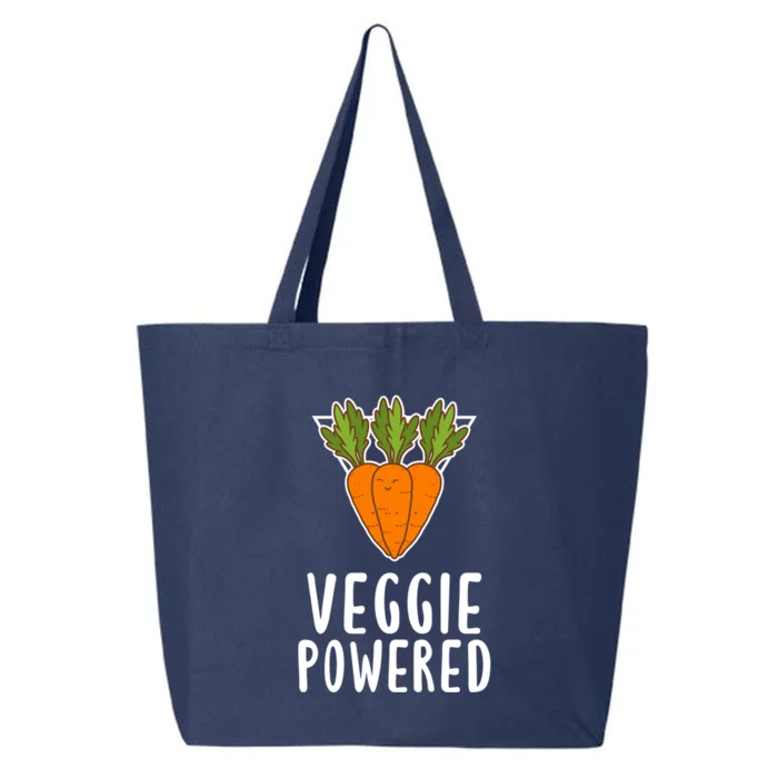 Sarcastic Vegan Veggie Powered Food Vegetarian Lover Gift 25L Jumbo Tote