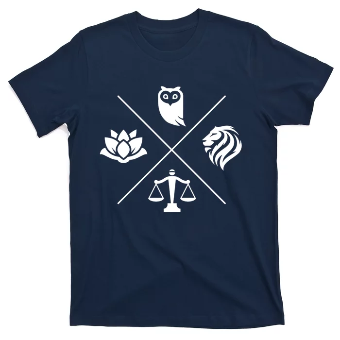 Stoic Virtues Wisdom Temperance Justice Courage Stoicism T-Shirt