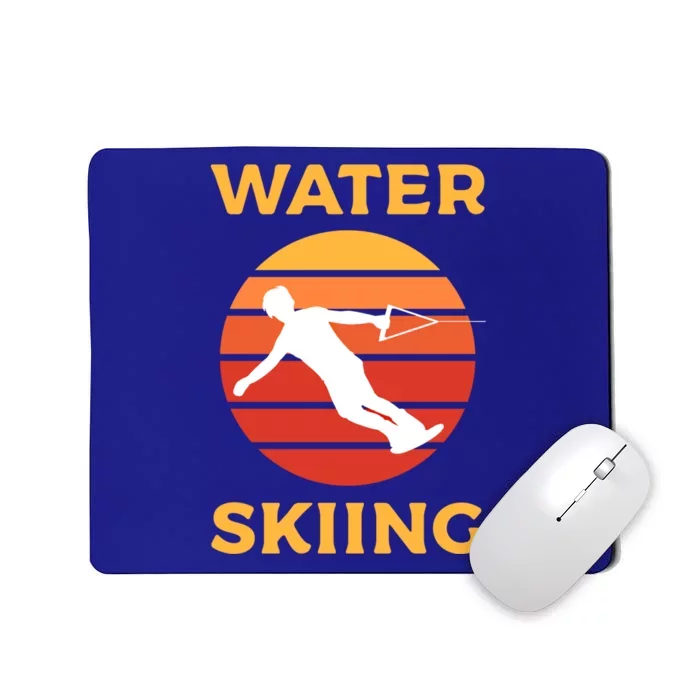 Sunset Vintage Water Skiing Meaningful Gift Mousepad