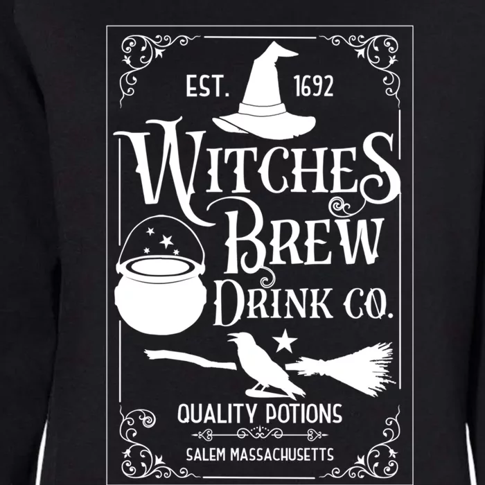 Salem Witch 1692 Witches Brew Funny Witchy Halloween Great Gift Womens California Wash Sweatshirt