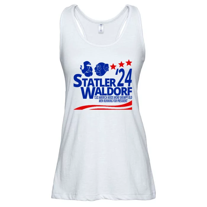 Statler Waldorf 2024 Funny President Ladies Essential Flowy Tank