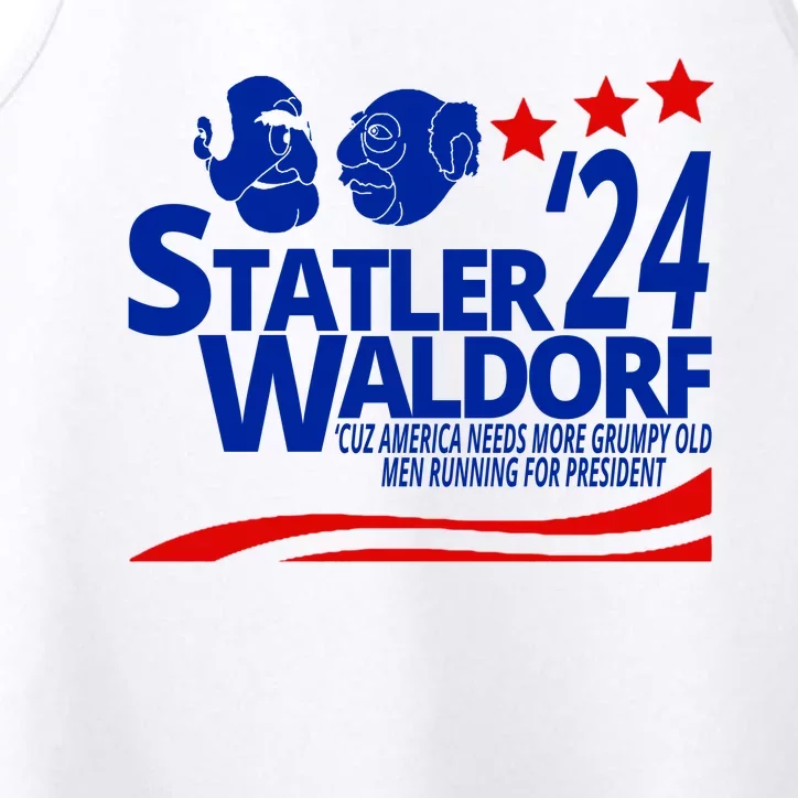 Statler Waldorf 2024 Funny President Performance Tank