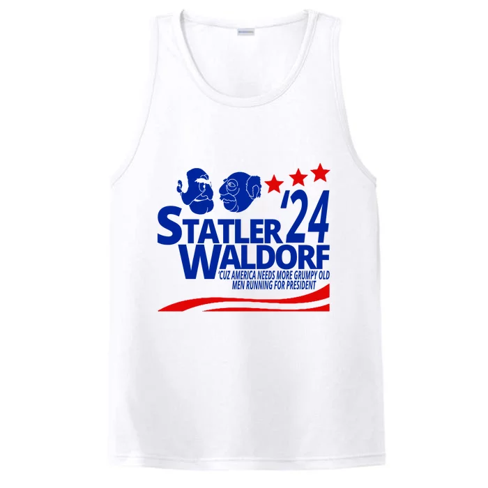 Statler Waldorf 2024 Funny President Performance Tank