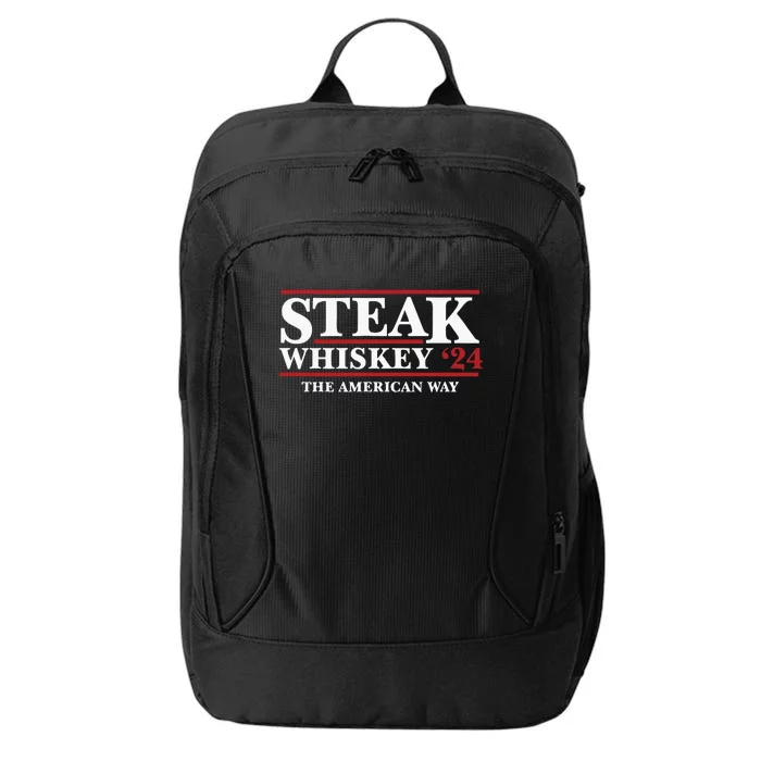 Steak Whiskey 24 The American Way City Backpack