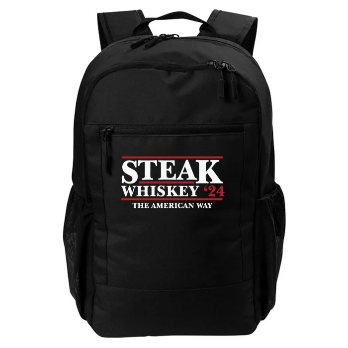 Steak Whiskey 24 The American Way Daily Commute Backpack