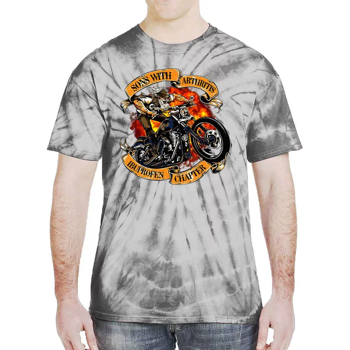 Sons With Arthritis Ibuprofen Chapter Motorcycle Tie-Dye T-Shirt