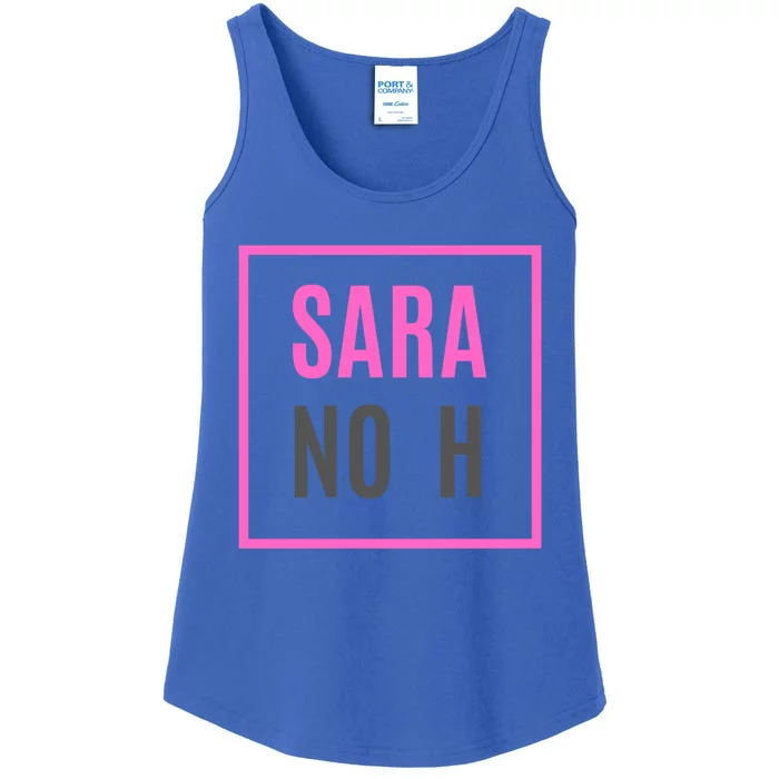 Sara Without An H Funny Sara No H Gift Ladies Essential Tank