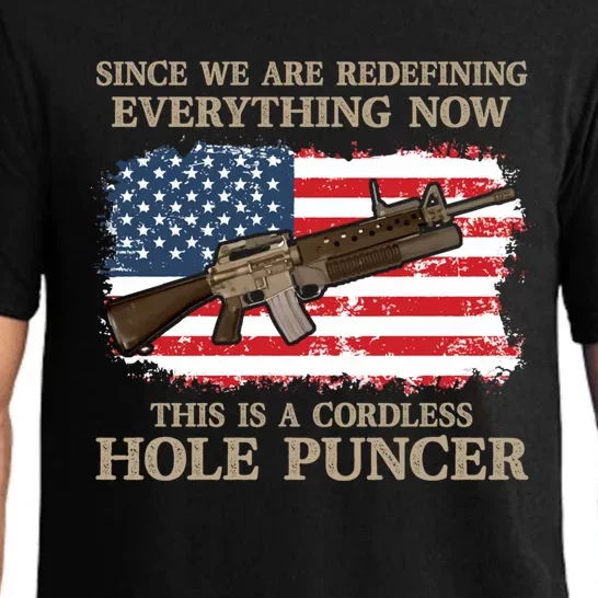 Since We Are Redefining Everything Us Flag Veteran Cool Gift Pajama Set