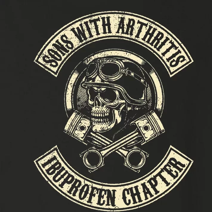 Sons With Arthritis Ibuprofen Chapter Funny Biker Skull Toddler Long Sleeve Shirt