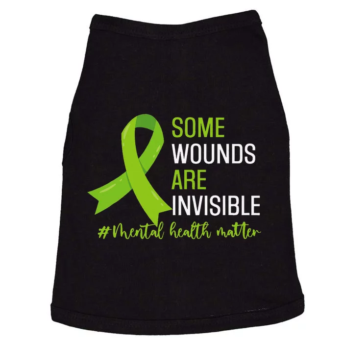 Some Wounds Are Invisible Mental Health Awareness Month Doggie Tank