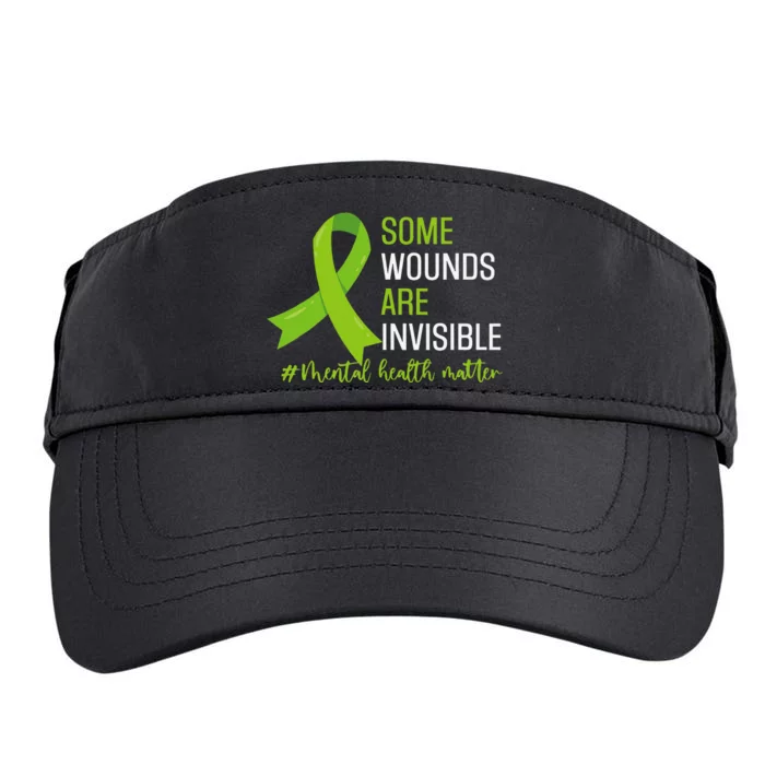 Some Wounds Are Invisible Mental Health Awareness Month Adult Drive Performance Visor