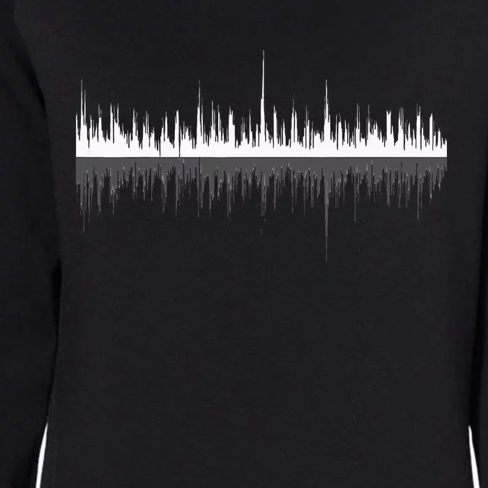 Sound Wave Awesome Music Womens California Wash Sweatshirt