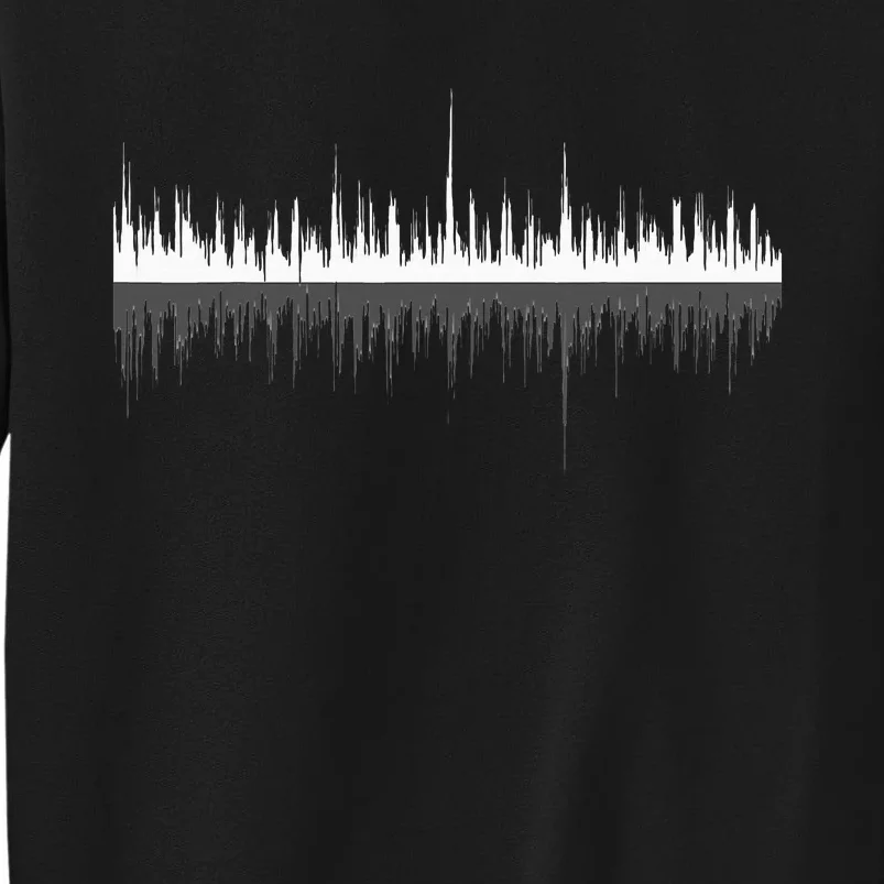 Sound Wave Awesome Music Tall Sweatshirt