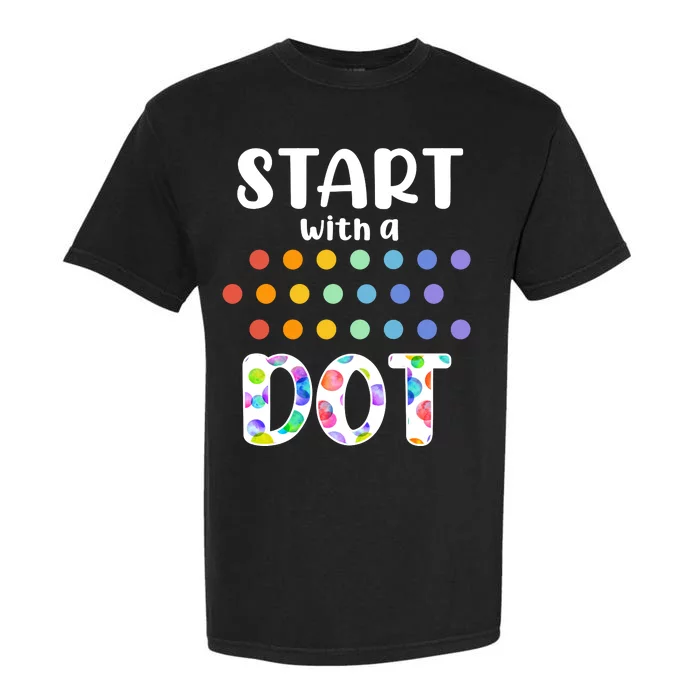 Start With A Dot Inernational Dot Day Garment-Dyed Heavyweight T-Shirt