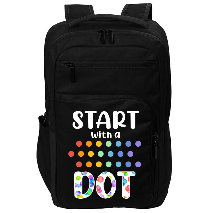 Start With A Dot Inernational Dot Day Impact Tech Backpack